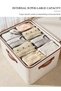 DUNISO Foldable Closet Storage Organizer with lid,Wardrobe Clothes Organize (Z5B083F956FD05868800CZ) - 5
