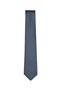 Thin Navy Blue Men's Tie with White Stripes – 7 cm wide - 6
