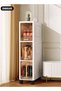 DUNISO Narrow Storage Cabinet ,Crack Storage Box With Doors,Slim Storage Containers With - 3