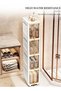 DUNISO 6 Tier Plastic Storage Cabinet with Wheels,Multi-Purpose Storage Box,Stackable Storage Bins - 4