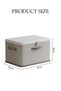 DUNISO 2 Pcs Large Clothes Storage Box，Waterproof Moving Tote Bag，Foldable Storage Containers，With - 2