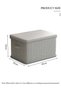 DUNISO Foldable Closet Storage Organizer with lid,Wardrobe Clothes Organize (ZA152C01B01468ADC26A1Z) - 2