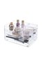 MIXDE 7 Pcs Thick Anti-Slip Clear Durable Plastic Drawer Organizer and Tray Divider Bin Set - 4