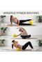 THERA-BAND Mini Exercise Ball 23 cm (9 Inch), Yellow Inflatable Core Stability Ball for Abdominal and Back Exercises, Yoga, Pilates, Strength Training and Home Fitness, Includes Instructional Poster - 4