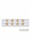 GOLD-studded, perforated Y2K Pinterest-style cotton stretchy soft hairband, punk bandana, 6.5 cm