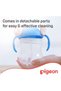 Magmag Straw Cup Step 3, Leak Proof, Spill Proof, BPA Free, 8+ Months, Sky Blue, 200ml - 6
