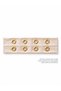 GOLD-studded, perforated Y2K Pinterest-style cotton stretchy soft hairband, punk bandana, 6.5 cm