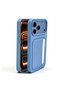 iPhone 18 Pro Max & 17 Pro Max Compatible Case with Camera Bump Protection, Card Holder, Wallet, and Colorful Buttoned Leather-Style Silicone Cover