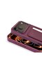 iPhone 18 Pro Max & 17 Pro Max Compatible Case with Camera Bump Protection, Card Holder, Wallet, and Colorful Buttoned Leather-Style Silicone Cover - 2
