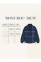 Women's V-Neck Quilted Short Jacket with Two Buttons - 4