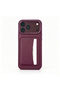 iPhone 18 Pro Max & 17 Pro Max Compatible Case with Camera Bump Protection, Card Holder, Wallet, and Colorful Buttoned Leather-Style Silicone Cover - 3
