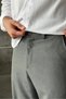 Men's Regular Classic Fabric Trousers - Black - 3