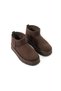 Mayge Coffee Suede Women's Casual Boots with Fur-Lined Construction and Thick Soles - 5