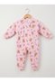 Pink Teddy Bear Print Padded One-Piece Outfit for Children Ages 1–6, 2.6 Tog - 2