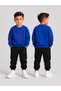 Children's Printed Winter Sweatsuit Top and Bottom Set: 3-Ply Brushed Inside Crew Neck Sweatshirt and Cotton Pants Set