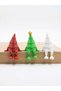Cute New Year's Tree-Shaped Articulated Decorative Object (Set of 3) - 2