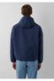 Water-Repellent Navy Blue Men's Hooded Jacket M0110851-70487 - 2