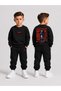 Children's Printed Winter Sweatsuit Top and Bottom Set: 3-Ply Brushed Inside Crew Neck Sweatshirt and Cotton Pants Set