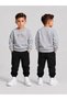 Children's Printed Winter Sweatsuit Top and Bottom Set: 3-Ply Brushed Inside Crew Neck Sweatshirt and Cotton Pants Set