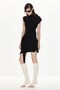2 Pairs of Fingerless, Thick Ribbed, Above-Knee Leggings with Cotton Content - 5