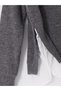 Anthracite Crew Neck Women's Knitwear Tunic - 8