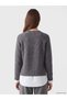 Anthracite Crew Neck Women's Knitwear Tunic - 4