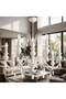 French classic white chandelier