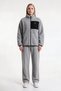 Women's Welsoft Fleece Plush Jacket, 2-Piece Set, Full-Zip, 3 Pockets, Detailed Front Panel - 8