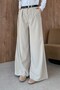 Pleated Pants, Beige