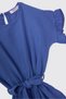 Girl's Cobalt Blue Jumpsuit - 2