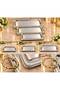 Silver Serving Tray with Single Handle Small - 3