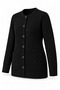 New Style Women's Mid-Age and Older Knit Button-Up Cardigan 2741 - 3