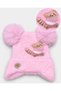 Girls' Winter Plush Beanie with Double Pom-Poms, Cat Design, Fur-Lined Interior, and Ear Flaps (Ages 1–3) - 4