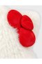 Little Hearts Soft Plush Girls' Winter Beanie with Bow Detail and Ear Details (Ages 1–3) - 2
