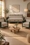 Multipurpose Modern Bohemian Velvet Non-Slip Foam-Padded Sofa Cover, Sofa Cover Set 3,1,1 - 4