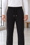 Men's Black Baggy 3-Ply Brushed Inside Oversized Winter Sweatpants