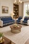 Multipurpose Modern Bohemian Velvet Non-Slip Foam-Padded Sofa Cover, Sofa Cover Set 3,1,1 - 5