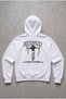 Unisex White Jujutsu Kaisen Toji Fushiguro Front and Back Embroidered Hooded Sweatshirt - 3