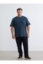 Men's Combed Cotton T-Shirt with Printed Large Size from Uzg Store for Style Enthusiasts - 2