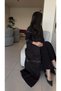 Gray and Black Abaya. - 4