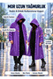 Waterproof and Windproof Raincoat with Hood and Snap-Fastened Closures - 3