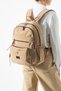 Unisex Water Resistant Crinkle Fabric Multi-Eye Laptop School and Backpack