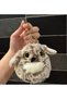 Owl Plush Toy Bag Charm Keychain, Model 8 cm