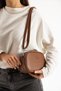 Women's Crisscross Straps Shoulder Bag – 2-Compartment, Zippered, Adjustable Strap Bag - 2