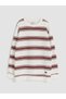 Rmz Gi̇yi̇m Farkiyla Striped Boys' Thick Sweatshirt - 2