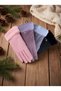 Women's Plush Cuff Windproof Parachute Fabric Winter Gloves - 4