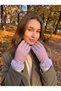 Women's Plush Cuff Windproof Parachute Fabric Winter Gloves - 3