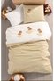 Baby Duvet Cover Set - Lamb Design, 100% Cotton, Embroidered, 4-Piece Baby Duvet Cover Set, 100x150, Boys, Girls, Unisex, Bed Sheet, Duvet Cover, Pillowcase - 5