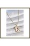 316L Steel Gold-Colored Chain with Pink Enamel, Floral Embroidery, and Pearl Accents—Portrait-Style Women's BX