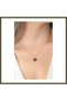 Gold and Black Butterfly-Shaped Women's Necklace BX